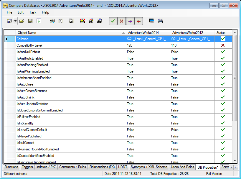 SQLDBDiff-DBProperties-Form